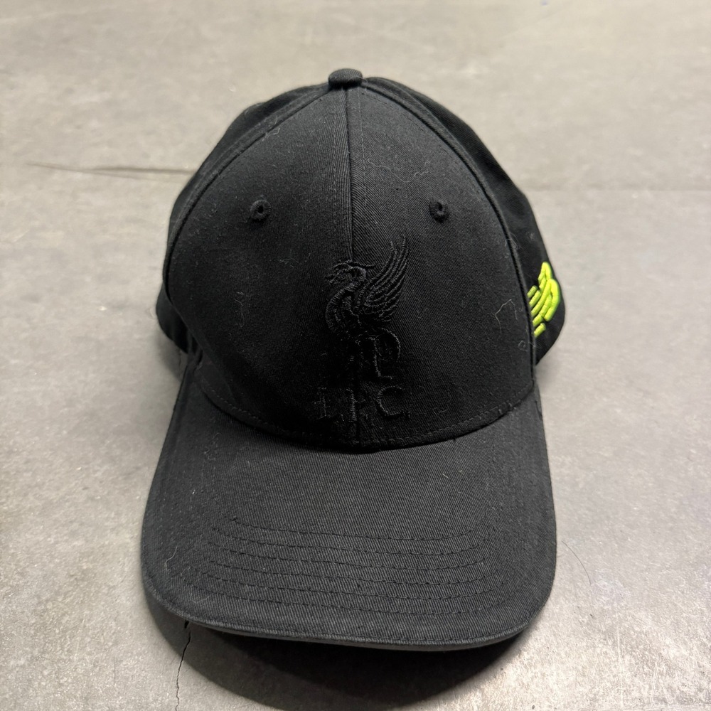 New Balance Liverpool FC‎ Hat Mens Black Neon Yellow LFC Snapback Cap MH630004